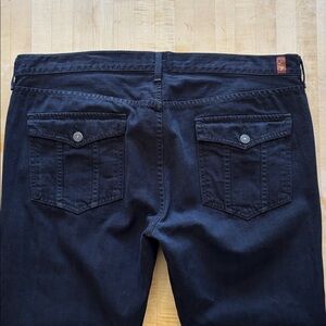 VTG 7 For All Mankind Jeans‎ Women’s Size 40 Roxy Black Bootcut 42x30